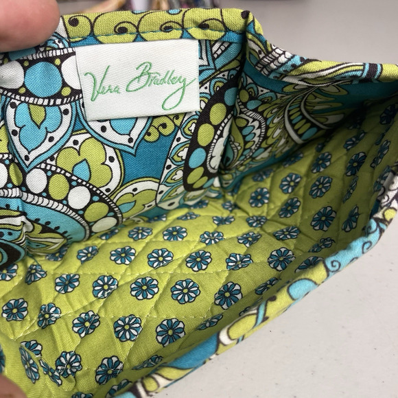 Vera Bradley Accessory Lot Crossbody Purse Trifold Wallet Cosmetic Bag & Pencils - Picture 5 of 16